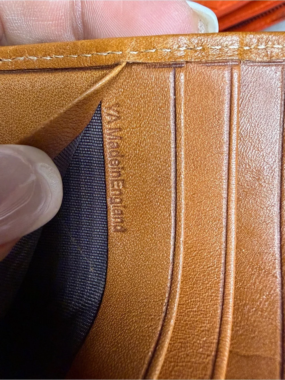 Mulberry Tan Leather Bifold Wallet